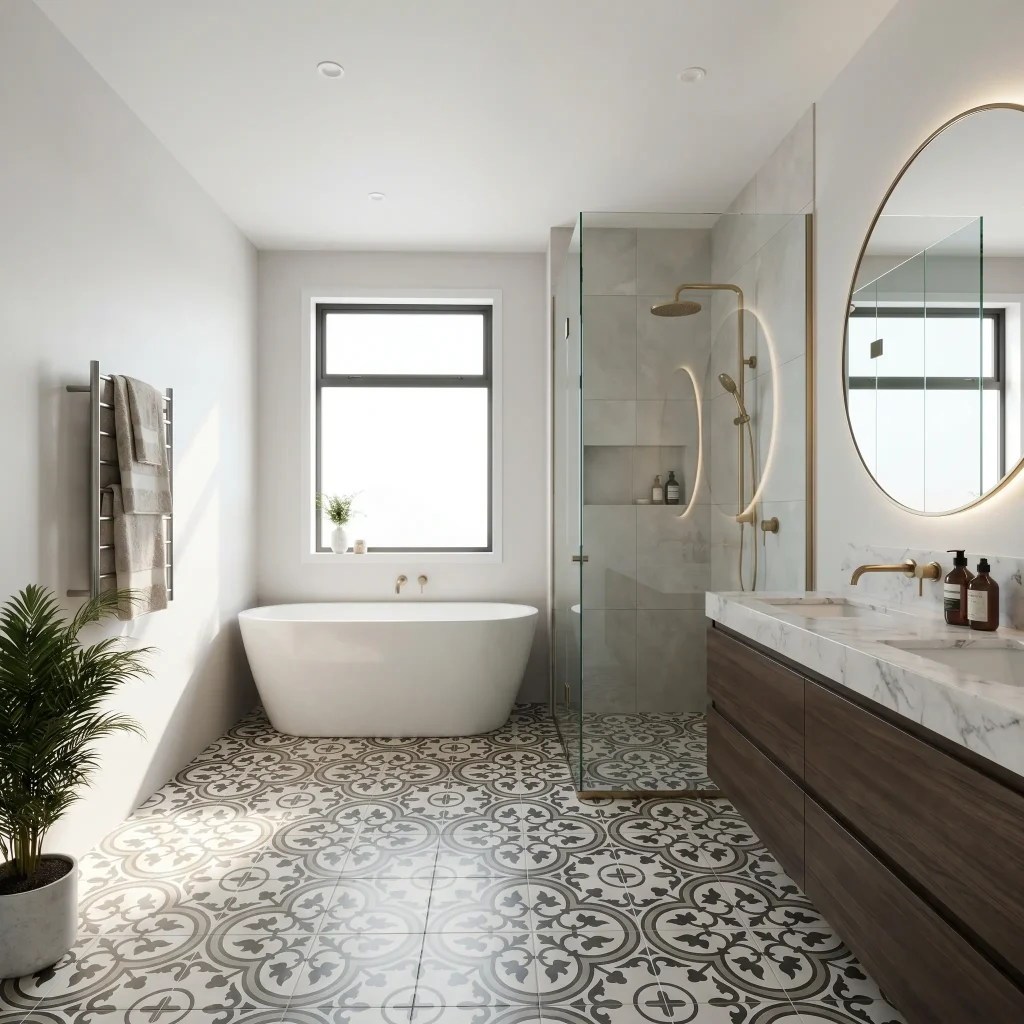 Amenajare baie apartament 3 camere