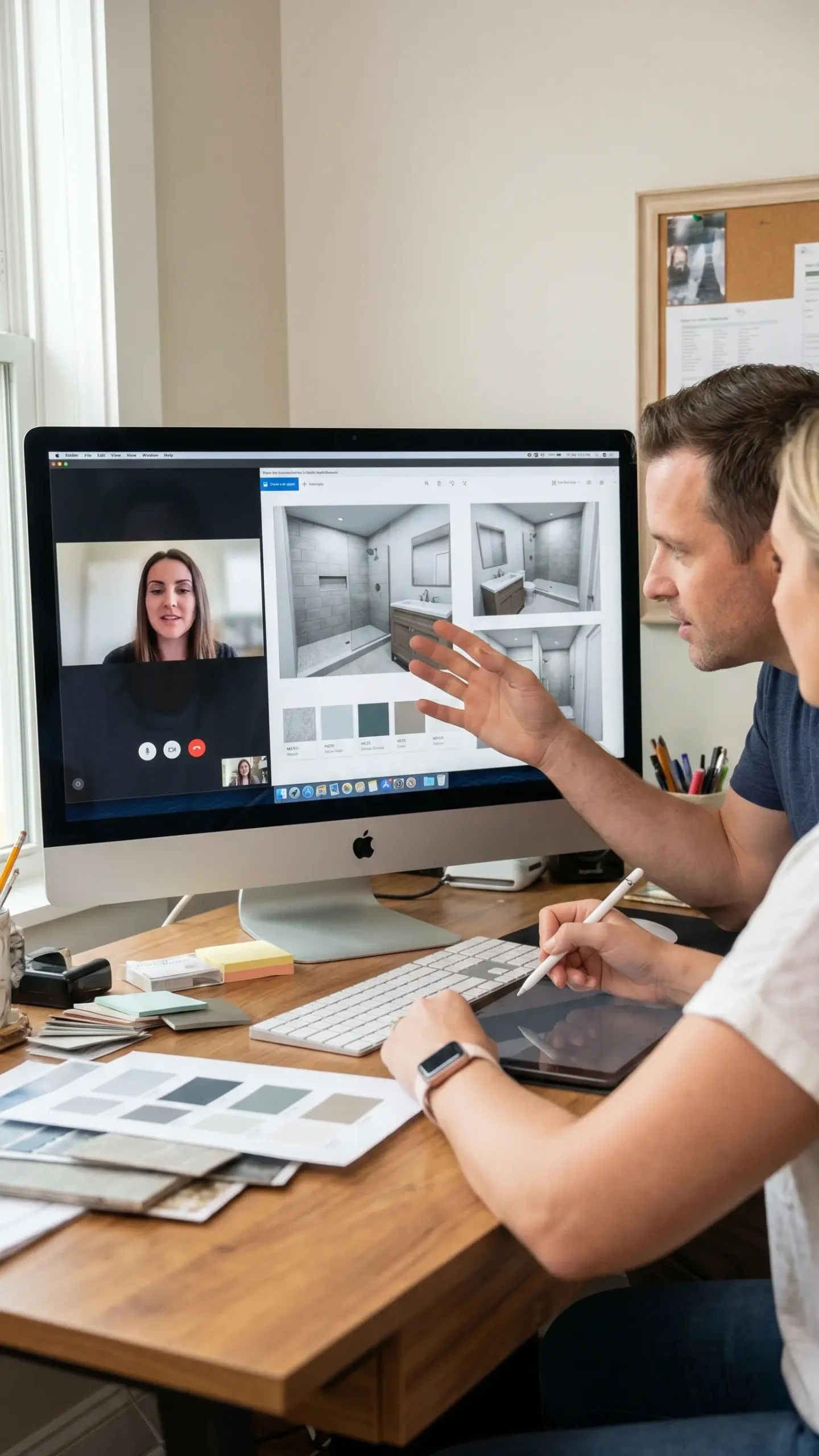Sesiune online pentru stabilirea directiei pentru designul interior a unei bai